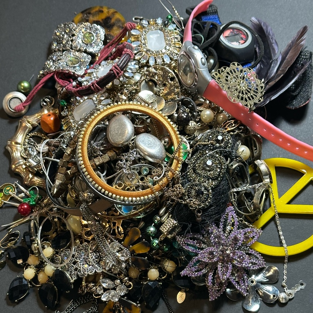 Jewelry Lot | Mixed Lot Vintage-Mod Craft Jewelry Tangled Broken Harvest Bundle! - Picture 5 of 11